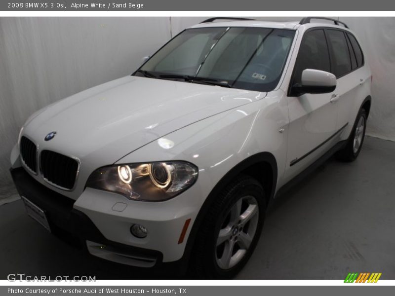 Alpine White / Sand Beige 2008 BMW X5 3.0si
