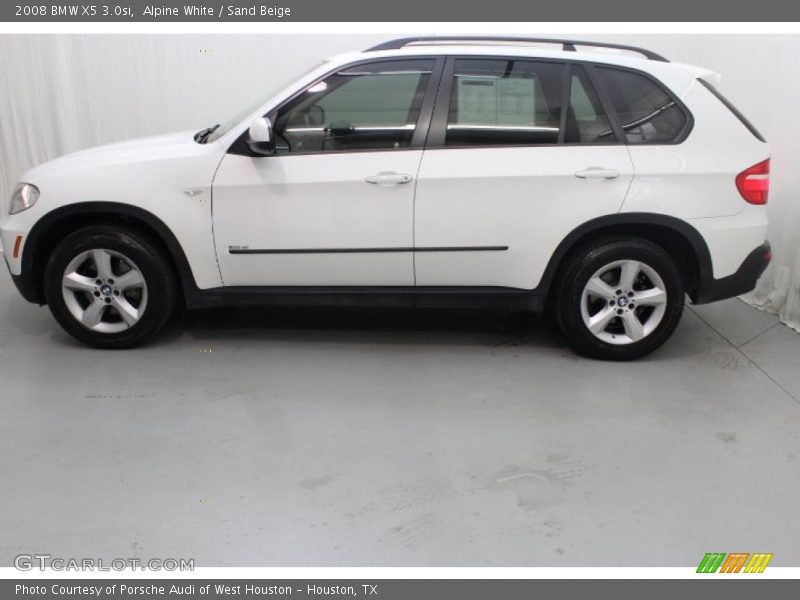 Alpine White / Sand Beige 2008 BMW X5 3.0si