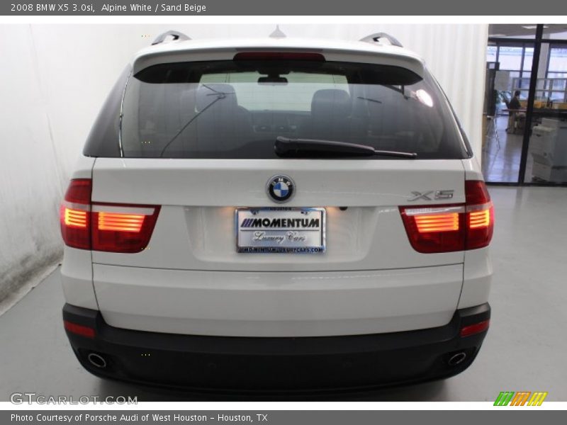 Alpine White / Sand Beige 2008 BMW X5 3.0si