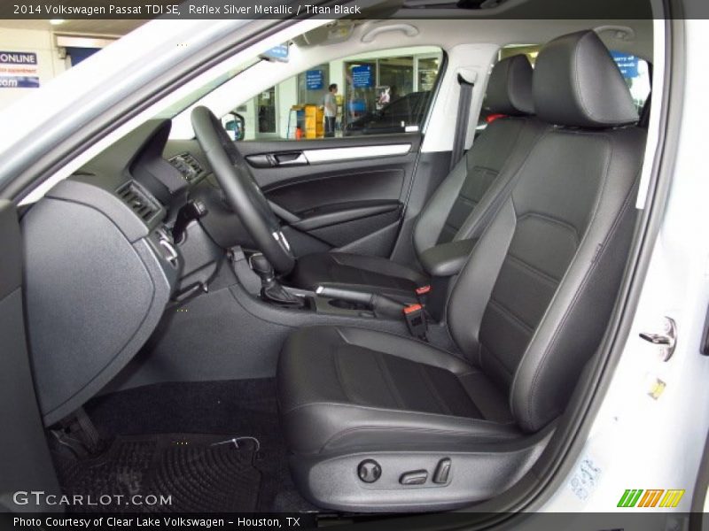 Reflex Silver Metallic / Titan Black 2014 Volkswagen Passat TDI SE