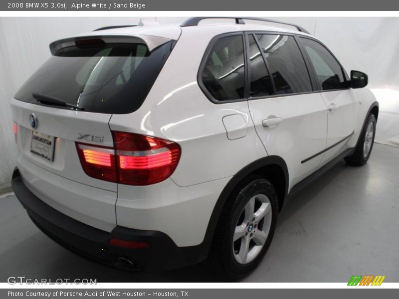 Alpine White / Sand Beige 2008 BMW X5 3.0si