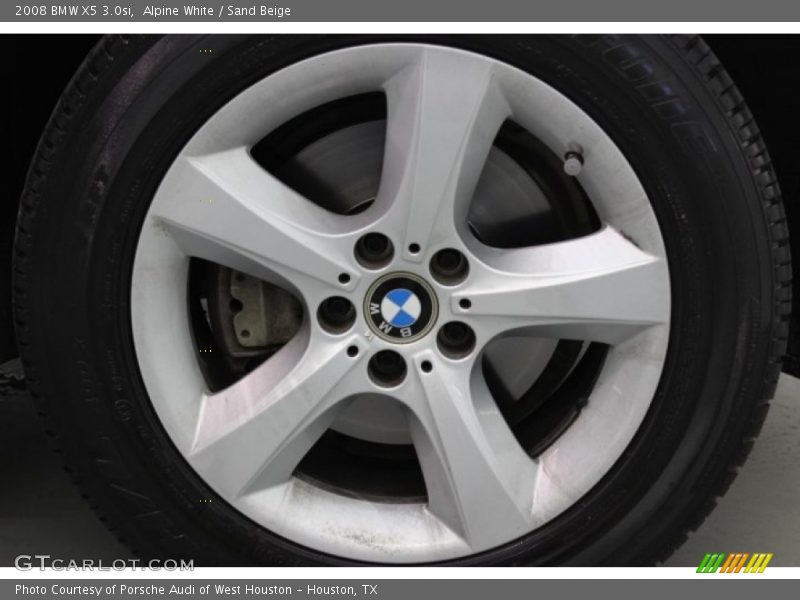 Alpine White / Sand Beige 2008 BMW X5 3.0si