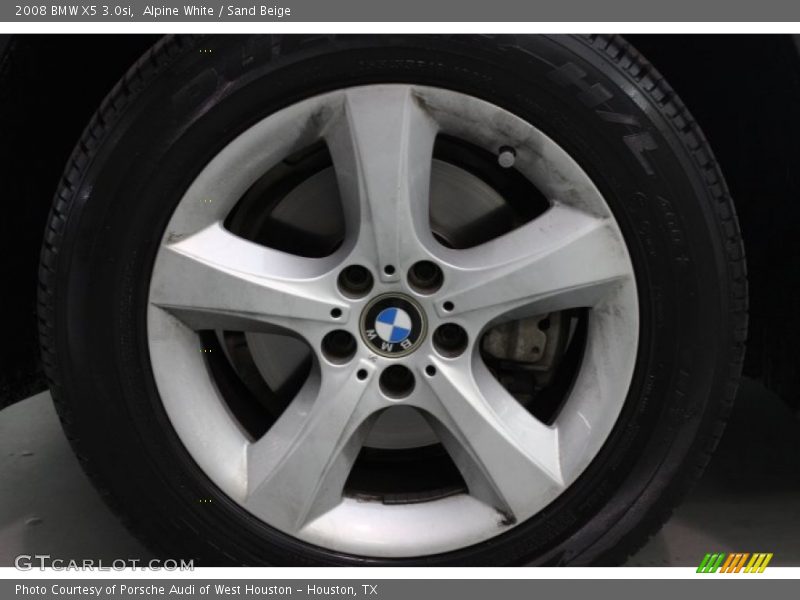 Alpine White / Sand Beige 2008 BMW X5 3.0si