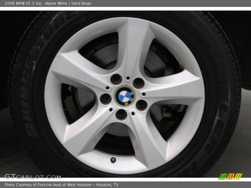Alpine White / Sand Beige 2008 BMW X5 3.0si