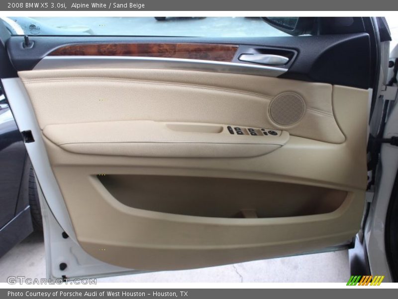 Alpine White / Sand Beige 2008 BMW X5 3.0si