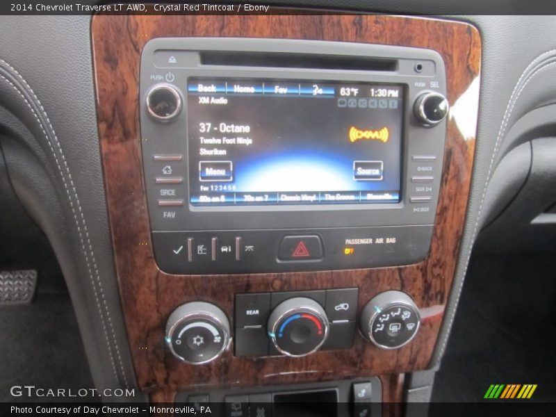 Crystal Red Tintcoat / Ebony 2014 Chevrolet Traverse LT AWD