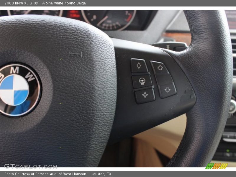 Alpine White / Sand Beige 2008 BMW X5 3.0si