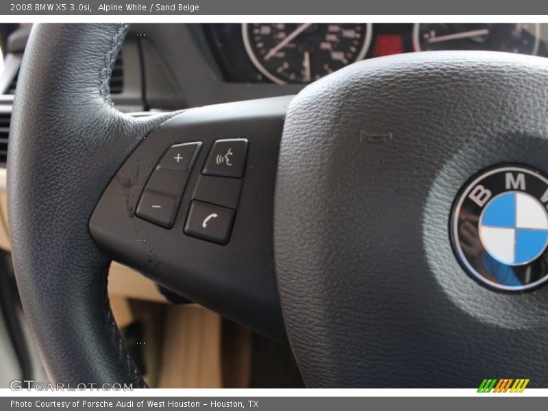 Alpine White / Sand Beige 2008 BMW X5 3.0si