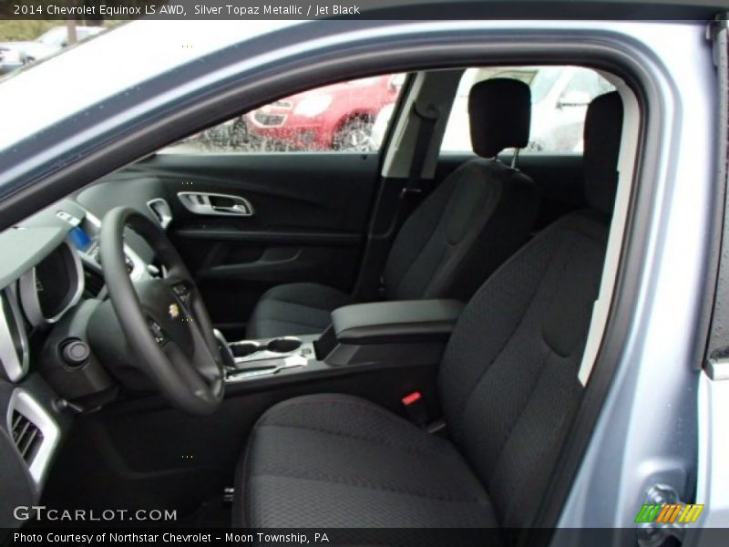 Silver Topaz Metallic / Jet Black 2014 Chevrolet Equinox LS AWD