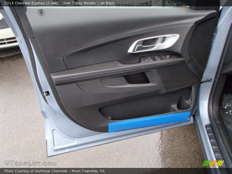 Silver Topaz Metallic / Jet Black 2014 Chevrolet Equinox LS AWD