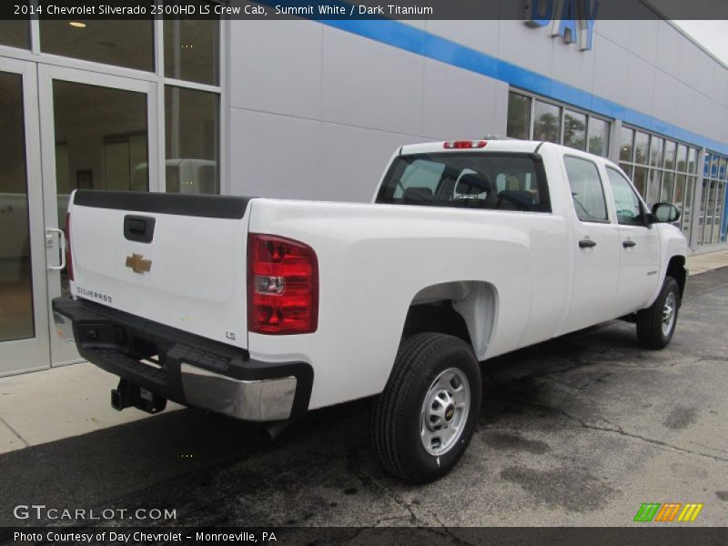 Summit White / Dark Titanium 2014 Chevrolet Silverado 2500HD LS Crew Cab