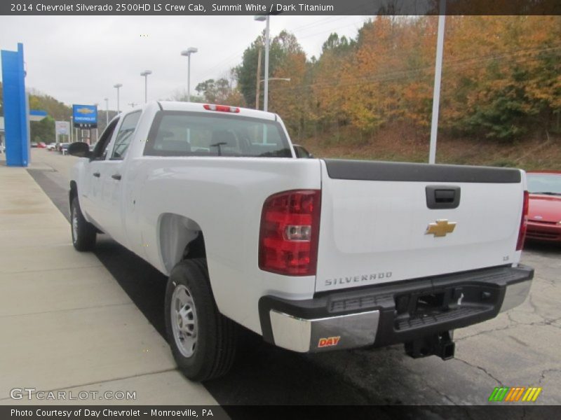 Summit White / Dark Titanium 2014 Chevrolet Silverado 2500HD LS Crew Cab