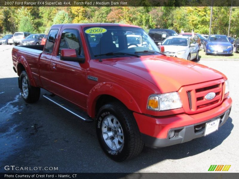 Torch Red / Medium Dark Flint 2007 Ford Ranger FX4 SuperCab 4x4