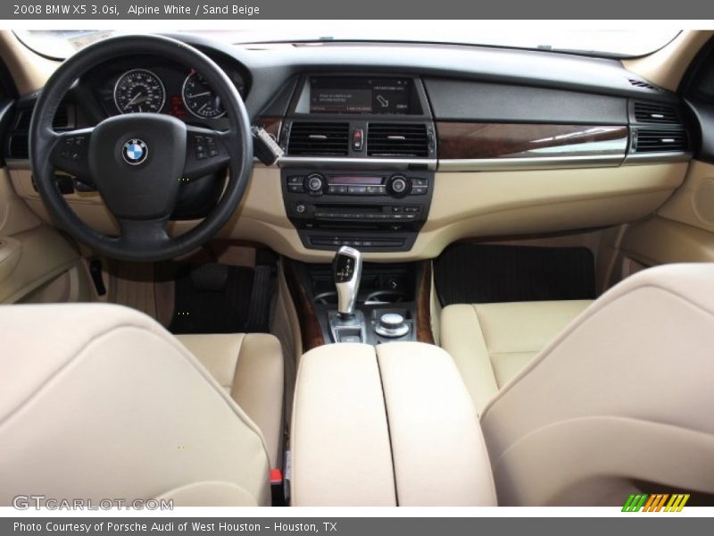 Alpine White / Sand Beige 2008 BMW X5 3.0si