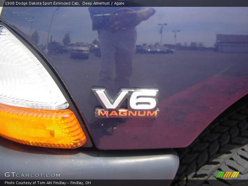 Deep Amethyst / Agate 1998 Dodge Dakota Sport Extended Cab