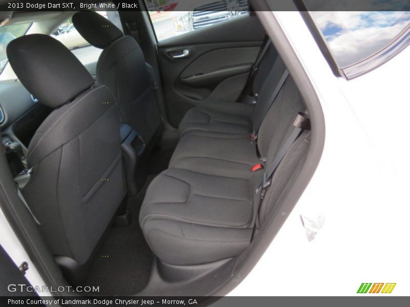 Bright White / Black 2013 Dodge Dart SXT