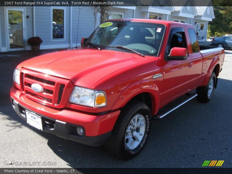 Torch Red / Medium Dark Flint 2007 Ford Ranger FX4 SuperCab 4x4