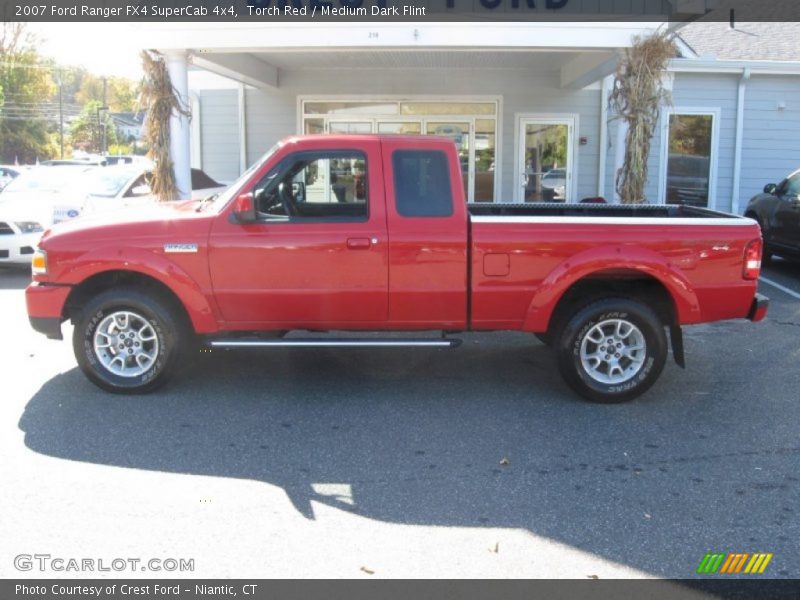 Torch Red / Medium Dark Flint 2007 Ford Ranger FX4 SuperCab 4x4