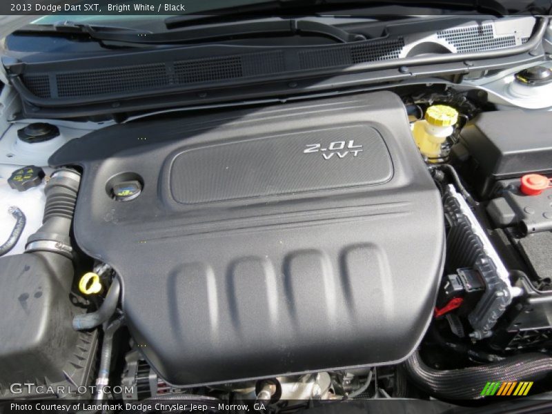 Bright White / Black 2013 Dodge Dart SXT