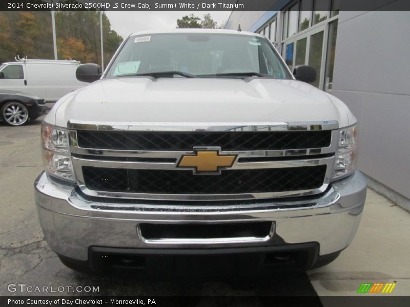 Summit White / Dark Titanium 2014 Chevrolet Silverado 2500HD LS Crew Cab