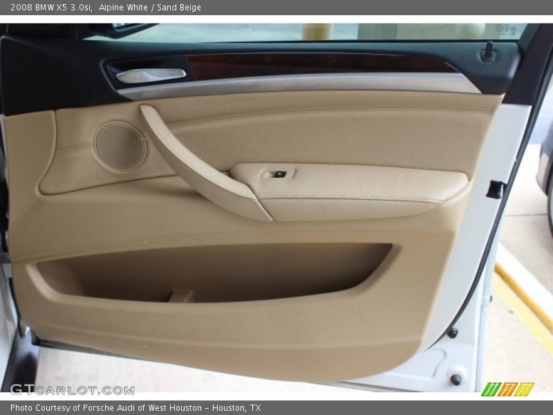 Alpine White / Sand Beige 2008 BMW X5 3.0si