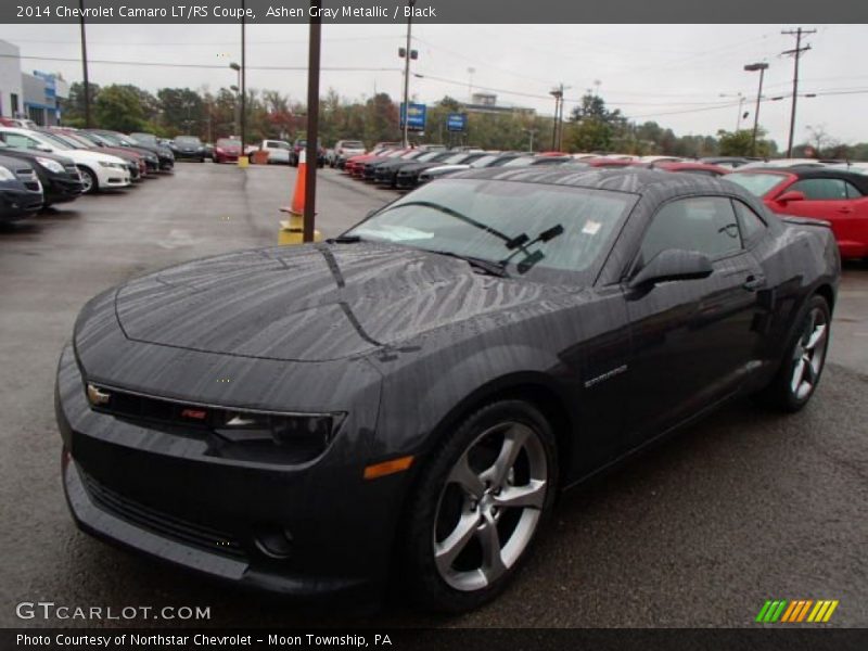 Ashen Gray Metallic / Black 2014 Chevrolet Camaro LT/RS Coupe