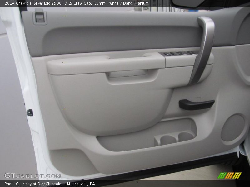 Summit White / Dark Titanium 2014 Chevrolet Silverado 2500HD LS Crew Cab