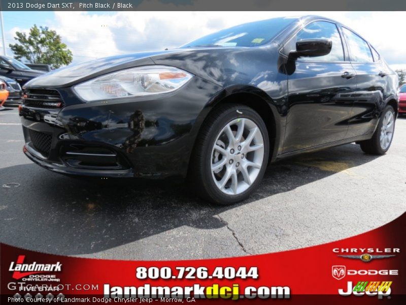 Pitch Black / Black 2013 Dodge Dart SXT