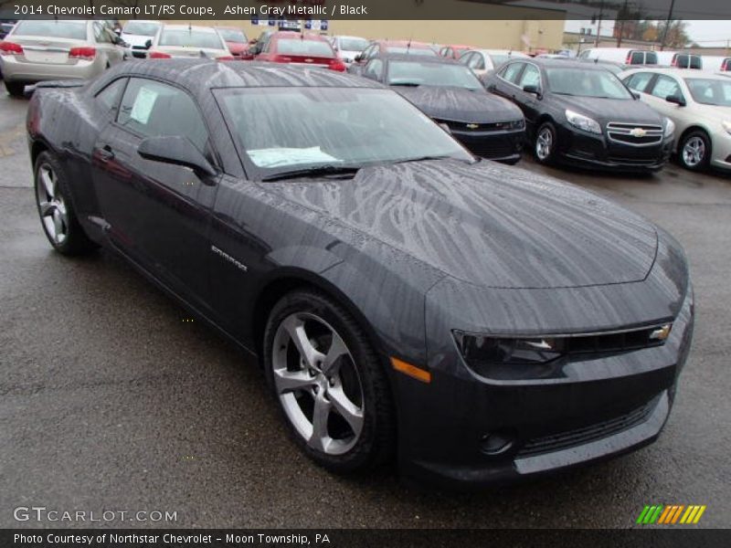Ashen Gray Metallic / Black 2014 Chevrolet Camaro LT/RS Coupe
