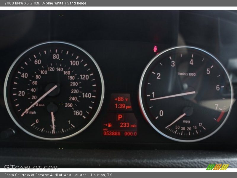 Alpine White / Sand Beige 2008 BMW X5 3.0si