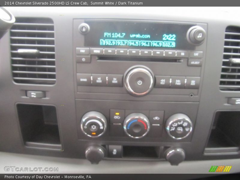 Summit White / Dark Titanium 2014 Chevrolet Silverado 2500HD LS Crew Cab