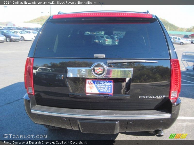 Black Raven / Ebony/Ebony 2014 Cadillac Escalade Luxury AWD