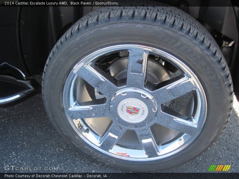 Black Raven / Ebony/Ebony 2014 Cadillac Escalade Luxury AWD