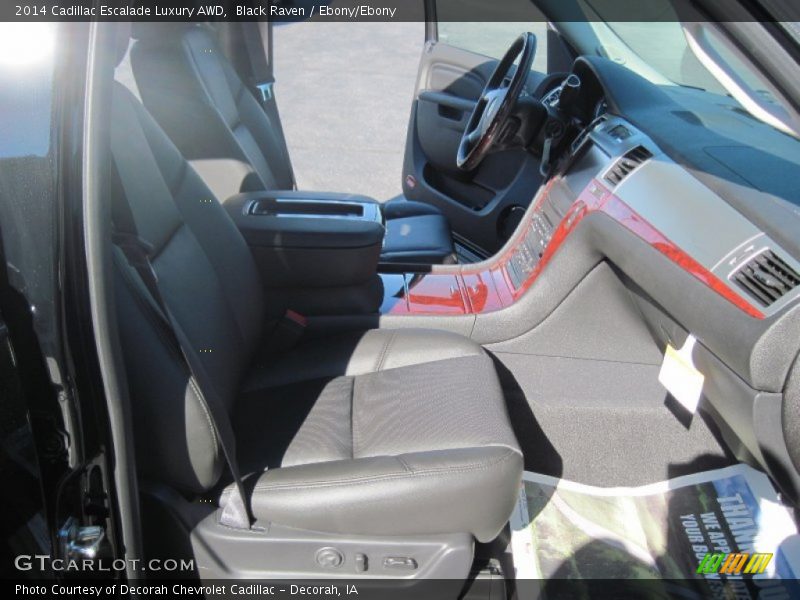 Black Raven / Ebony/Ebony 2014 Cadillac Escalade Luxury AWD