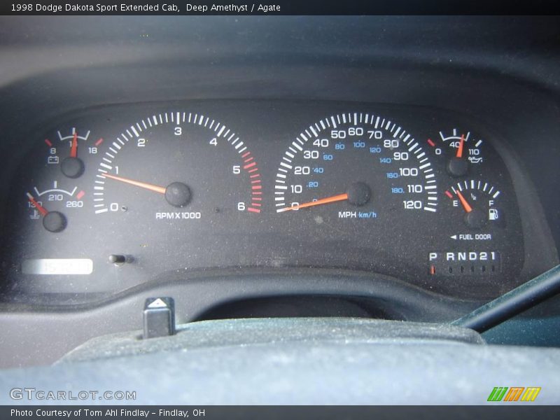 Deep Amethyst / Agate 1998 Dodge Dakota Sport Extended Cab