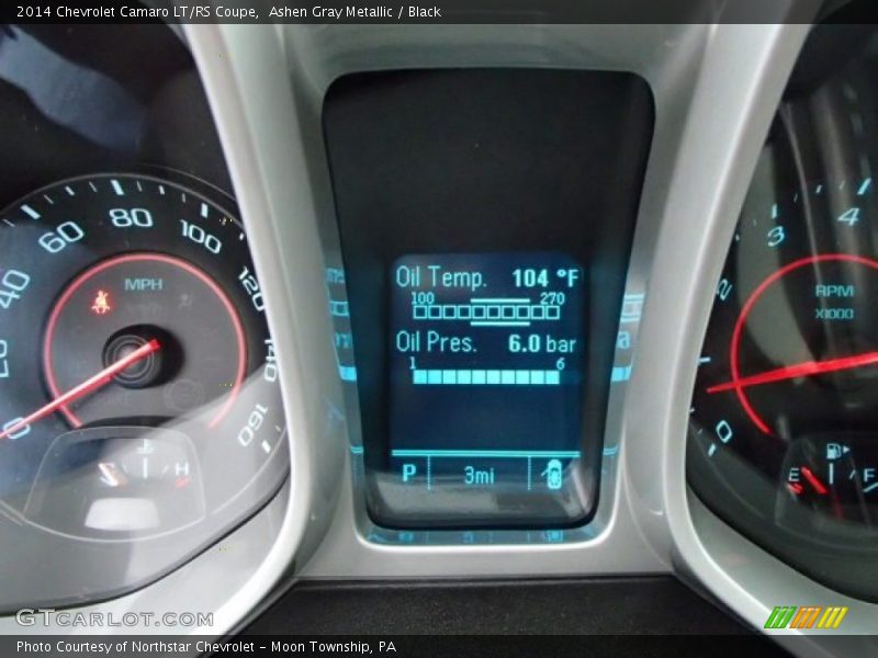 Ashen Gray Metallic / Black 2014 Chevrolet Camaro LT/RS Coupe