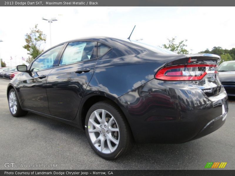 Maximum Steel Metallic / Black 2013 Dodge Dart SXT
