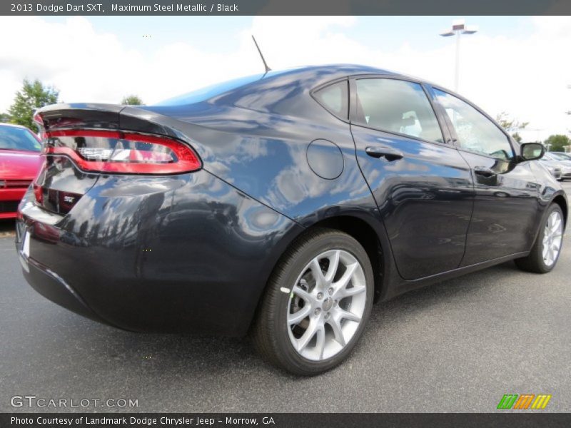Maximum Steel Metallic / Black 2013 Dodge Dart SXT