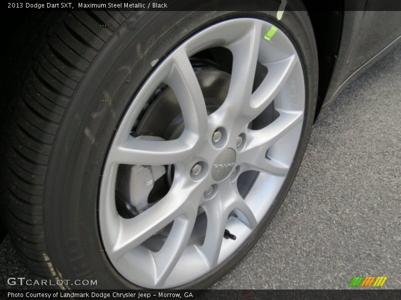 Maximum Steel Metallic / Black 2013 Dodge Dart SXT