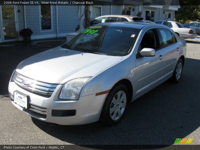 Silver Frost Metallic / Charcoal Black 2006 Ford Fusion SE V6