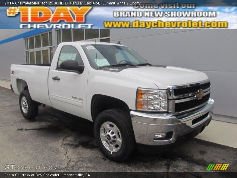 Summit White / Ebony 2014 Chevrolet Silverado 2500HD LT Regular Cab 4x4