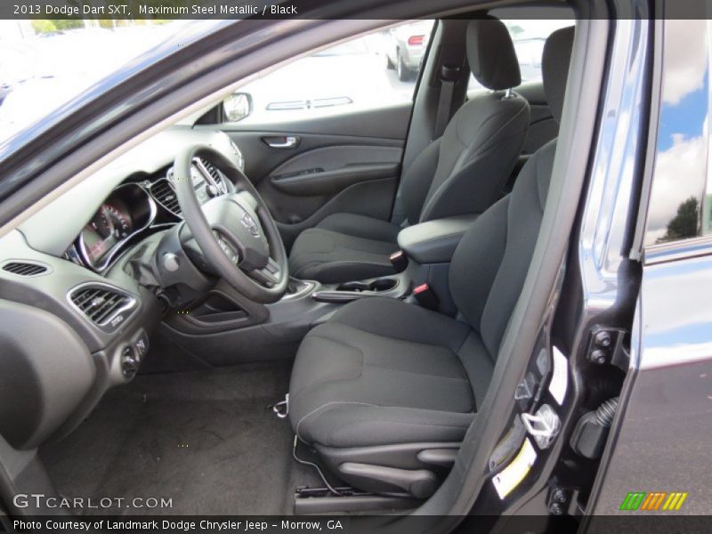 Maximum Steel Metallic / Black 2013 Dodge Dart SXT
