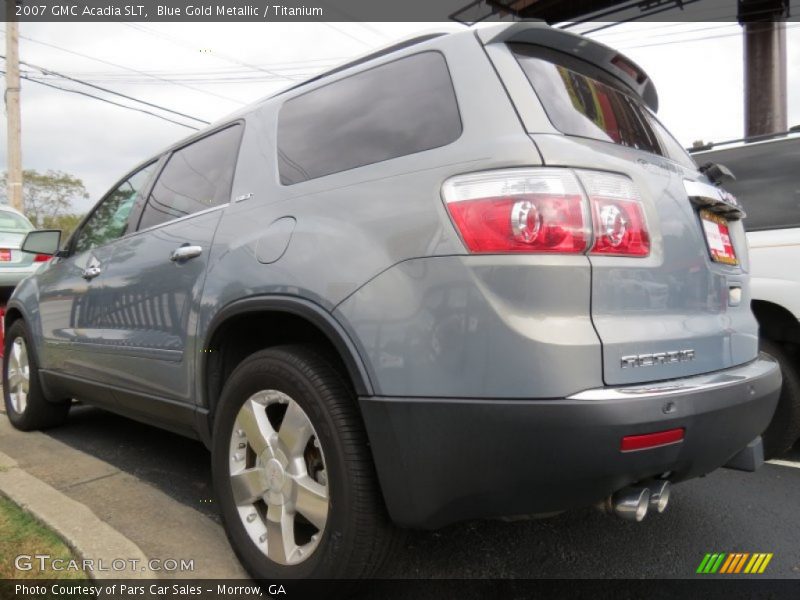 Blue Gold Metallic / Titanium 2007 GMC Acadia SLT