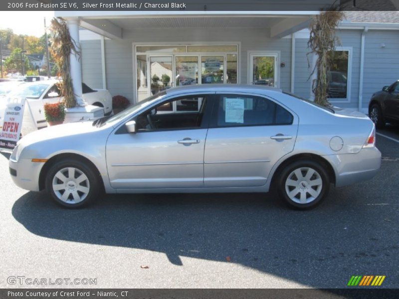 Silver Frost Metallic / Charcoal Black 2006 Ford Fusion SE V6