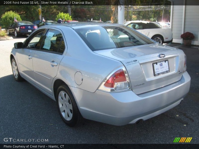 Silver Frost Metallic / Charcoal Black 2006 Ford Fusion SE V6