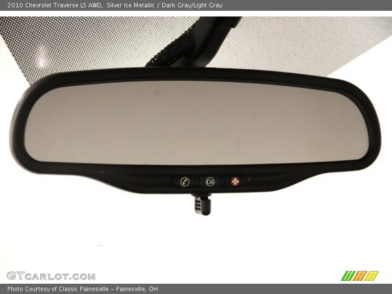 Silver Ice Metallic / Dark Gray/Light Gray 2010 Chevrolet Traverse LS AWD