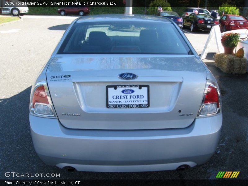 Silver Frost Metallic / Charcoal Black 2006 Ford Fusion SE V6