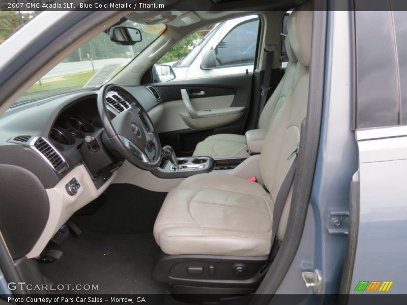 Blue Gold Metallic / Titanium 2007 GMC Acadia SLT