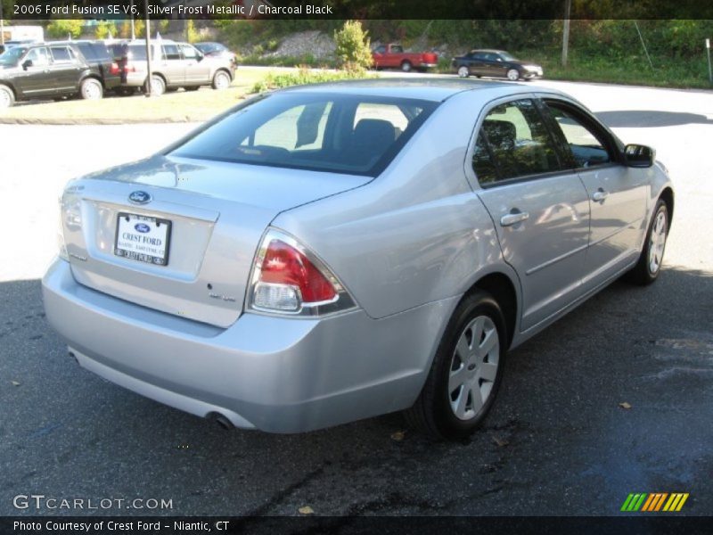 Silver Frost Metallic / Charcoal Black 2006 Ford Fusion SE V6