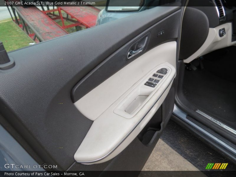 Blue Gold Metallic / Titanium 2007 GMC Acadia SLT